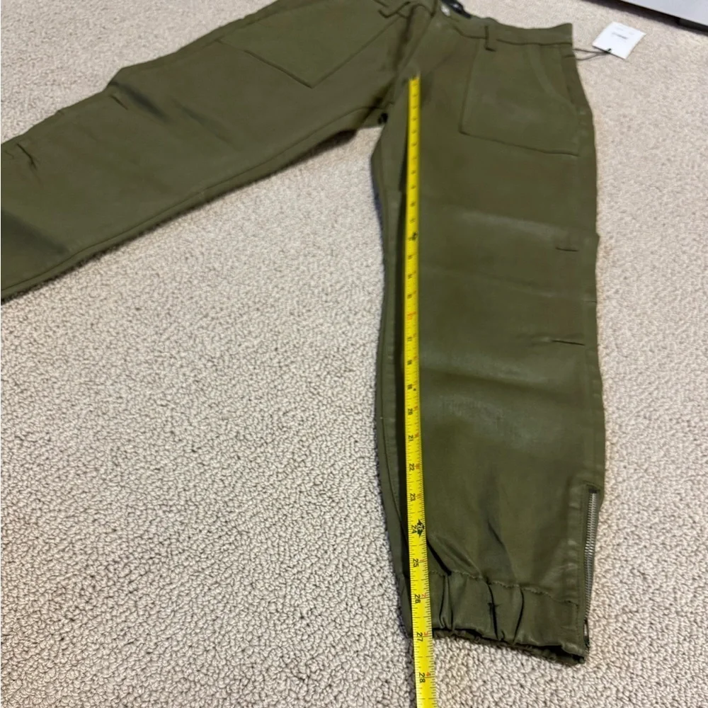 NWT 7 For All Mankind Darted Boyfriend Jogger Jean Coated Olive